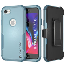Cargar imagen en el visor de la galería, Punkcase for iPhone 7 Belt Clip Multilayer Holster Case [Patron Series] [Mint] (Color in image: Mint)
