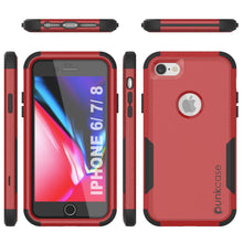 Cargar imagen en el visor de la galería, Punkcase for iPhone 7 Belt Clip Multilayer Holster Case [Patron Series] [Red-Black] (Color in image: Mint)
