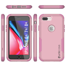 Cargar imagen en el visor de la galería, Punkcase for iPhone 8+ Plus Belt Clip Multilayer Holster Case [Patron Series] [Pink] (Color in image: Black)
