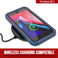 Cargar imagen en el visor de la galería, Punkcase for iPhone SE Belt Clip Multilayer Holster Case [Patron Series] [Navy] 
