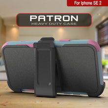 Load image into Gallery viewer, Punkcase for iPhone SE Belt Clip Multilayer Holster Case [Patron Series] [Mint-Pink] (Color in image: Pink)
