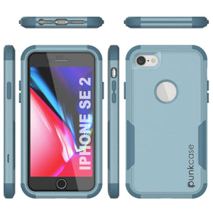 Punkcase for iPhone SE Belt Clip Multilayer Holster Case [Patron Series] [Mint] (Color in image: Pink)