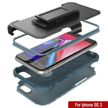 Cargar imagen en el visor de la galería, Punkcase for iPhone SE Belt Clip Multilayer Holster Case [Patron Series] [Mint] 
