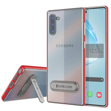 Cargar imagen en el visor de la galería, Galaxy Note 10 Lucid 3.0 PunkCase Armor Cover w/Integrated Kickstand and Screen Protector [Red] (Color in image: Red)
