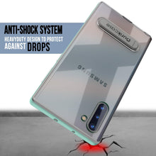 Cargar imagen en el visor de la galería, Galaxy Note 10 Lucid 3.0 PunkCase Armor Cover w/Integrated Kickstand and Screen Protector [Teal] (Color in image: Silver)
