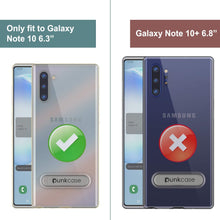 Cargar imagen en el visor de la galería, Galaxy Note 10 Lucid 3.0 PunkCase Armor Cover w/Integrated Kickstand and Screen Protector [Gold] (Color in image: Silver)
