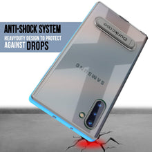 Cargar imagen en el visor de la galería, Galaxy Note 10 Lucid 3.0 PunkCase Armor Cover w/Integrated Kickstand and Screen Protector [Blue] (Color in image: Gold)
