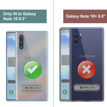 Cargar imagen en el visor de la galería, Galaxy Note 10 Lucid 3.0 PunkCase Armor Cover w/Integrated Kickstand and Screen Protector [Blue] (Color in image: Silver)
