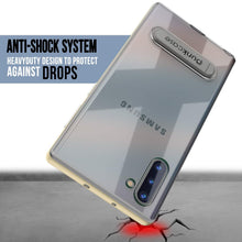 Cargar imagen en el visor de la galería, Galaxy Note 10 Lucid 3.0 PunkCase Armor Cover w/Integrated Kickstand and Screen Protector [Gold] (Color in image: Blue)
