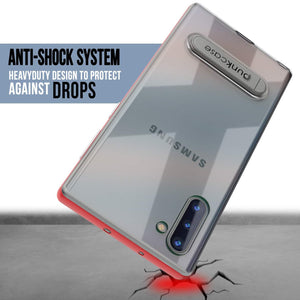 Galaxy Note 10 Lucid 3.0 PunkCase Armor Cover w/Integrated Kickstand and Screen Protector [Red] (Color in image: Gold)