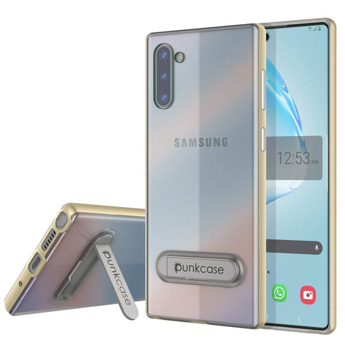 Galaxy Note 10 Lucid 3.0 PunkCase Armor Cover w/Integrated Kickstand and Screen Protector [Gold] (Color in image: Gold)