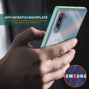 Galaxy Note 10 Lucid 3.0 PunkCase Armor Cover w/Integrated Kickstand and Screen Protector [Teal] (Color in image: Red)