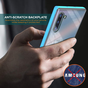 Galaxy Note 10 Lucid 3.0 PunkCase Armor Cover w/Integrated Kickstand and Screen Protector [Blue] (Color in image: Red)