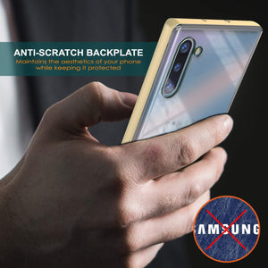 Galaxy Note 10 Lucid 3.0 PunkCase Armor Cover w/Integrated Kickstand and Screen Protector [Gold] (Color in image: Red)
