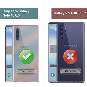 Galaxy Note 10 Lucid 3.0 PunkCase Armor Cover w/Integrated Kickstand and Screen Protector [Red] (Color in image: Blue)