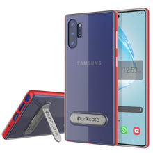 Cargar imagen en el visor de la galería, Galaxy Note 10+ Plus Lucid 3.0 PunkCase Armor Cover w/Integrated Kickstand and Screen Protector [Red] (Color in image: Red)

