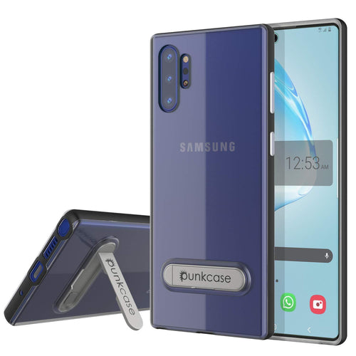 Galaxy Note 10+ Plus Lucid 3.0 PunkCase Armor Cover w/Integrated Kickstand and Screen Protector [Black] (Color in image: Black)