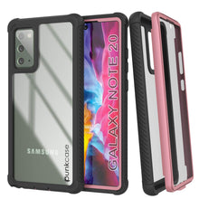 Load image into Gallery viewer, Punkcase Galaxy Note 20 Case, [Spartan Series] Pink Rugged Heavy Duty Cover W/Built in Screen Protector (Color in image: Light Blue)
