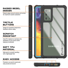 Load image into Gallery viewer, Punkcase Galaxy Note 20 Case, [Spartan Series] Light Blue Rugged Heavy Duty Cover W/Built in Screen Protector (Color in image: Pink)
