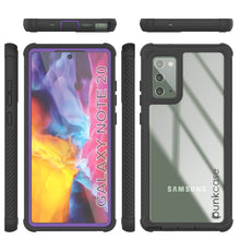 Load image into Gallery viewer, Punkcase Galaxy Note 20 Case, [Spartan Series] Purple Rugged Heavy Duty Cover W/Built in Screen Protector (Color in image: Red)
