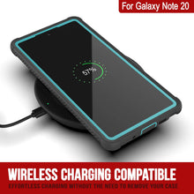Load image into Gallery viewer, Punkcase Galaxy Note 20 Case, [Spartan Series] Teal Rugged Heavy Duty Cover W/Built in Screen Protector (Color in image: Light Green)
