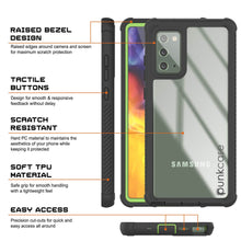 Load image into Gallery viewer, Punkcase Galaxy Note 20 Case, [Spartan Series] Light Green Rugged Heavy Duty Cover W/Built in Screen Protector (Color in image: Pink)
