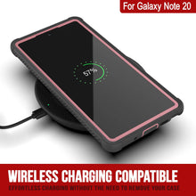 Load image into Gallery viewer, Punkcase Galaxy Note 20 Case, [Spartan Series] Pink Rugged Heavy Duty Cover W/Built in Screen Protector (Color in image: Light Green)
