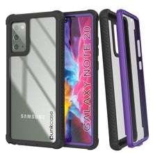 Load image into Gallery viewer, Punkcase Galaxy Note 20 Case, [Spartan Series] Purple Rugged Heavy Duty Cover W/Built in Screen Protector (Color in image: Light Blue)
