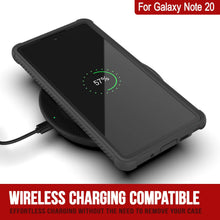 Load image into Gallery viewer, Punkcase Galaxy Note 20 Case, [Spartan Series] Black Rugged Heavy Duty Cover W/Built in Screen Protector (Color in image: Light Green)
