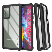 Load image into Gallery viewer, Punkcase Galaxy Note 20 Case, [Spartan Series] Clear Rugged Heavy Duty Cover W/Built in Screen Protector (Color in image: Light Blue)
