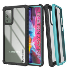 Load image into Gallery viewer, Punkcase Galaxy Note 20 Case, [Spartan Series] Teal Rugged Heavy Duty Cover W/Built in Screen Protector (Color in image: Light Blue)
