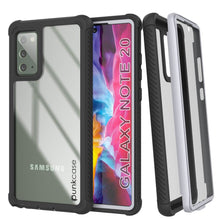 Load image into Gallery viewer, Punkcase Galaxy Note 20 Case, [Spartan Series] White Rugged Heavy Duty Cover W/Built in Screen Protector (Color in image: Light Blue)
