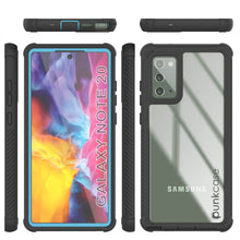 Load image into Gallery viewer, Punkcase Galaxy Note 20 Case, [Spartan Series] Light Blue Rugged Heavy Duty Cover W/Built in Screen Protector (Color in image: Red)
