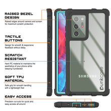 Load image into Gallery viewer, Punkcase Galaxy Note 20 Ultra Case, [Spartan Series] Teal Rugged Heavy Duty Cover W/Built in Screen Protector (Color in image: Pink)
