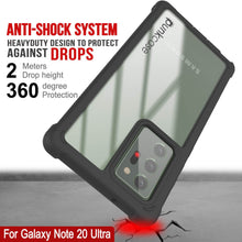 Load image into Gallery viewer, Punkcase Galaxy Note 20 Ultra Case, [Spartan Series] Clear Rugged Heavy Duty Cover W/Built in Screen Protector (Color in image: Teal)
