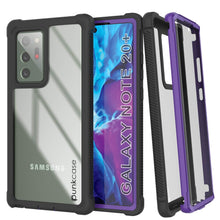 Load image into Gallery viewer, Punkcase Galaxy Note 20 Ultra Case, [Spartan Series] Purple Rugged Heavy Duty Cover W/Built in Screen Protector (Color in image: Light Blue)
