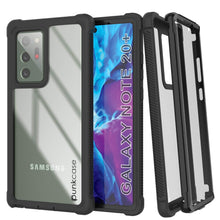 Load image into Gallery viewer, Punkcase Galaxy Note 20 Ultra Case, [Spartan Series] Clear Rugged Heavy Duty Cover W/Built in Screen Protector (Color in image: Light Blue)
