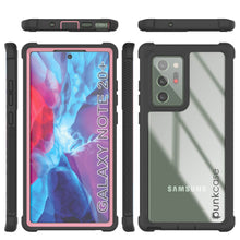 Load image into Gallery viewer, Punkcase Galaxy Note 20 Ultra Case, [Spartan Series] Pink Rugged Heavy Duty Cover W/Built in Screen Protector (Color in image: Red)
