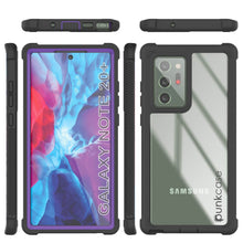 Load image into Gallery viewer, Punkcase Galaxy Note 20 Ultra Case, [Spartan Series] Purple Rugged Heavy Duty Cover W/Built in Screen Protector (Color in image: Red)

