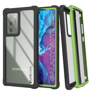 Punkcase Galaxy Note 20 Ultra Case, [Spartan Series] Light Green Rugged Heavy Duty Cover W/Built in Screen Protector (Color in image: Light Blue)