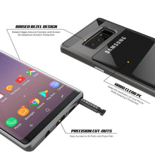 Load image into Gallery viewer, Galaxy Note 8 Case, PUNKcase [LUCID 3.0 Series] Armor Cover w/Integrated Kickstand [Grey] (Color in image: Rose Gold)
