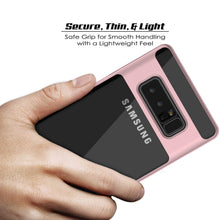 Load image into Gallery viewer, Galaxy Note 8 Case, PUNKcase [LUCID 3.0 Series] Armor Cover w/Integrated Kickstand [Rose Gold] (Color in image: Black)
