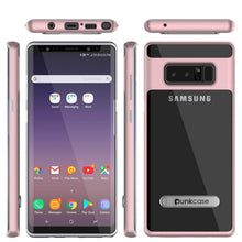 Load image into Gallery viewer, Galaxy Note 8 Case, PUNKcase [LUCID 3.0 Series] Armor Cover w/Integrated Kickstand [Rose Gold] (Color in image: Silver)
