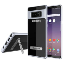Load image into Gallery viewer, Galaxy Note 8 Case, PUNKcase [LUCID 3.0 Series] Armor Cover w/Integrated Kickstand [Silver] (Color in image: Silver)
