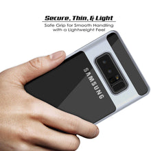Load image into Gallery viewer, Galaxy Note 8 Case, PUNKcase [LUCID 3.0 Series] Armor Cover w/Integrated Kickstand [Silver] (Color in image: Black)
