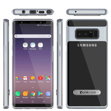 Load image into Gallery viewer, Galaxy Note 8 Case, PUNKcase [LUCID 3.0 Series] Armor Cover w/Integrated Kickstand [Silver] (Color in image: Rose Gold)
