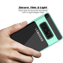 Load image into Gallery viewer, Galaxy Note 8 Case, PUNKcase [LUCID 3.0 Series] Armor Cover w/Integrated Kickstand [Teal] (Color in image: Black)
