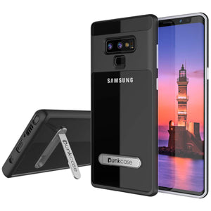 Galaxy Note 9 Lucid 3.0 PunkCase Armor Cover w/Integrated Kickstand and Screen Protector [Black] (Color in image: Black)