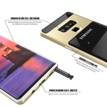 Load image into Gallery viewer, Galaxy Note 9 Lucid 3.0 PunkCase Armor Cover w/Integrated Kickstand and Screen Protector [Gold] (Color in image: Black)
