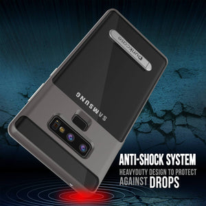 Galaxy Note 9 Lucid 3.0 PunkCase Armor Cover w/Integrated Kickstand and Screen Protector [Grey] (Color in image: Gold)